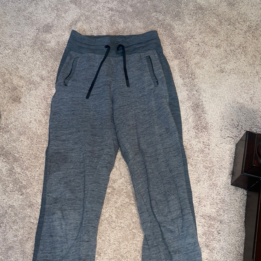 Grey lululemon joggers size 2 full length